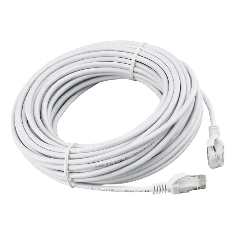 Cable De Conexión Rj45 Cat6 40 Metros Irm Gris Claro