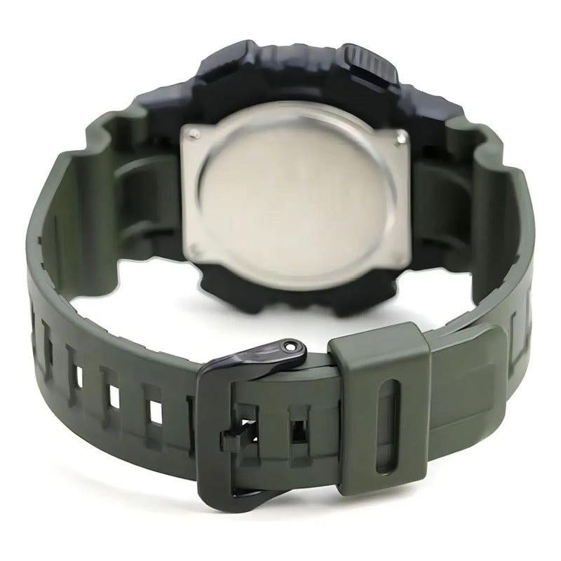 Reloj Casio Aeq-110w-3avdf Para Hombre, Color Verde Estándar, Color Verde Oscuro