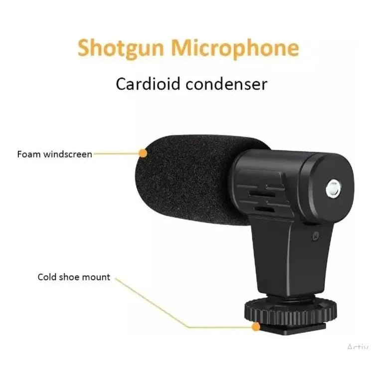 Kit De Accesorios Video-making Ay-49g Tripode + Luz + Mic