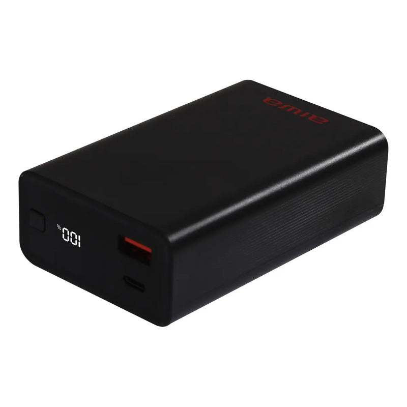 Batería Cargador Portátil Aiwa 20.000 Mah 65w Paw-650 Color Negro