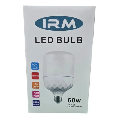Ampolleta Led Bulb 60w Luz Blanco Frío E27 6500k Blanco Frío