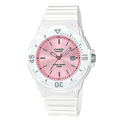 Reloj Casio Lrw-200h-4e3vdf Cuarzo Mujer Color De La Correa Blanco