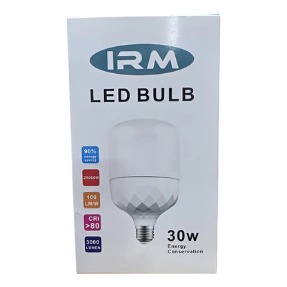Ampolleta Led 30w Luz Fria E27 3000lm 6500k Blanco Frío