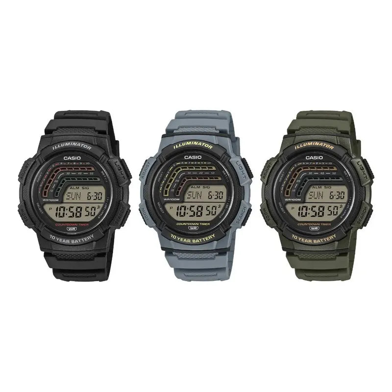 Reloj Casio Moda Modelo: Ws-1800-1avcf Negro