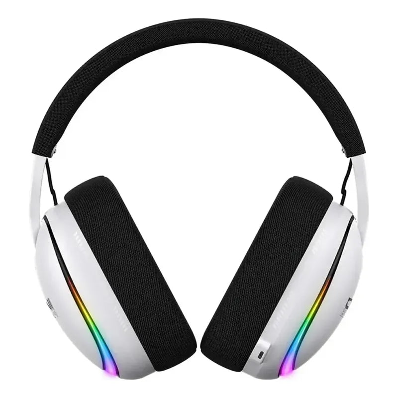 Auriculares Gaming Gt805 Inalámbricos ,4 Modos 2 En 1 Dongle Blanco