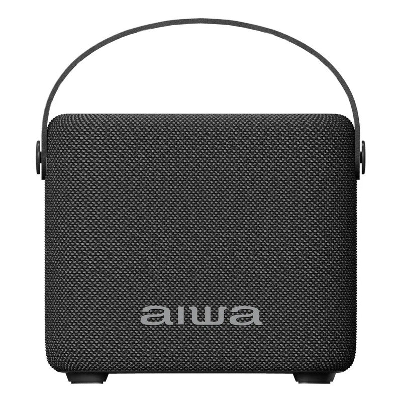 Parlante Bluetooth Portátil Aiwa 7w Con Luz Aws-s70bt Color Negro