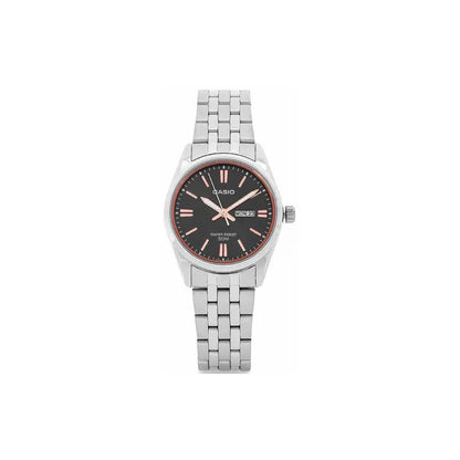 Reloj Casio Mujer Ltp-1335d-1a2vdf Plateado Oro Rosa