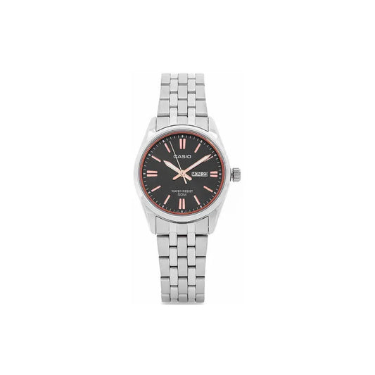Reloj Casio Mujer Ltp-1335d-1a2vdf Plateado Oro Rosa
