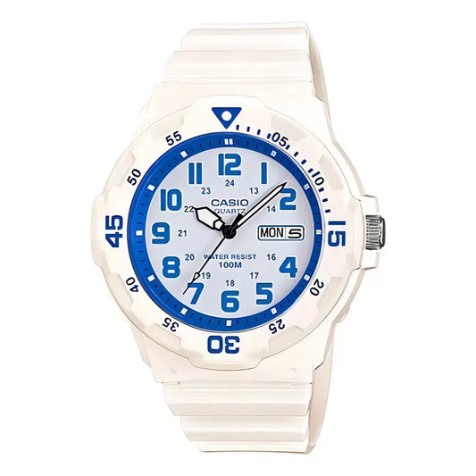 Reloj Casio Mrw-200hc-7b2v Blanco Hombre Celeste Negro