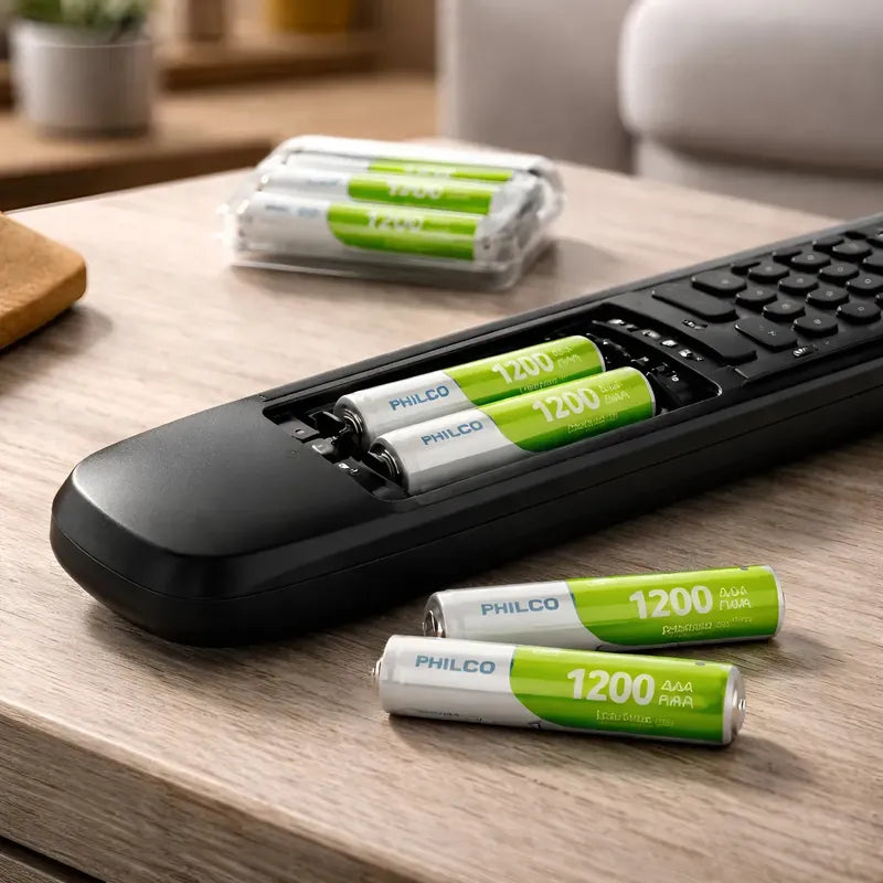Pilas Tira Recargable Aaa X 5 1200mah Philco