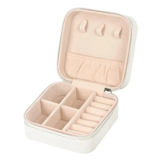 Joyero Portátil Genérico - Estuche Para Joyas 1 Unidad Beige