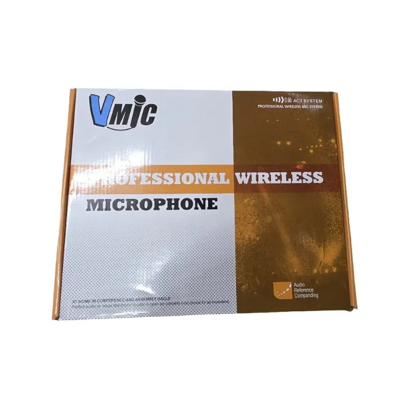 Kit De 2 Micrófonos Inalámbricos Vhf Con Transmisor De 10 M