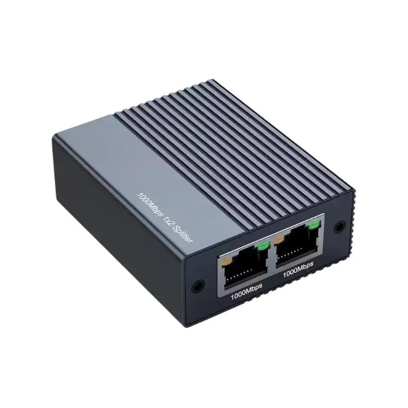 Adaptador Splitter Rj45 1000mbs 1 A 2 Puertos Gigabit