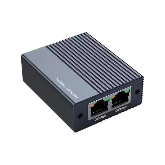 Adaptador Splitter Rj45 1000mbs 1 A 2 Puertos Gigabit