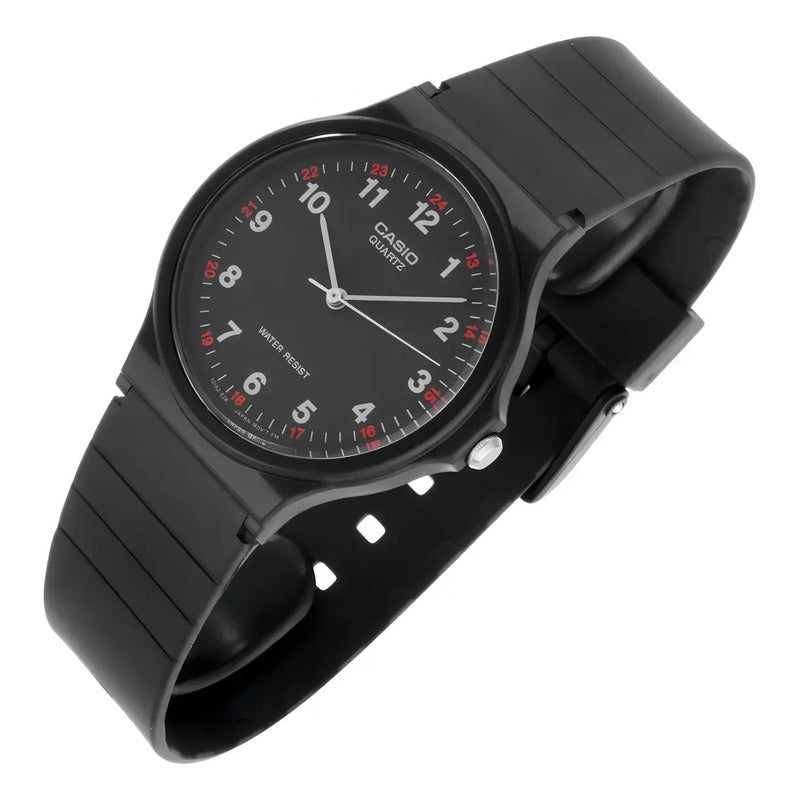 Reloj Pulsera Casio Mq-24-1bl Con Correa De Resina Color Negro