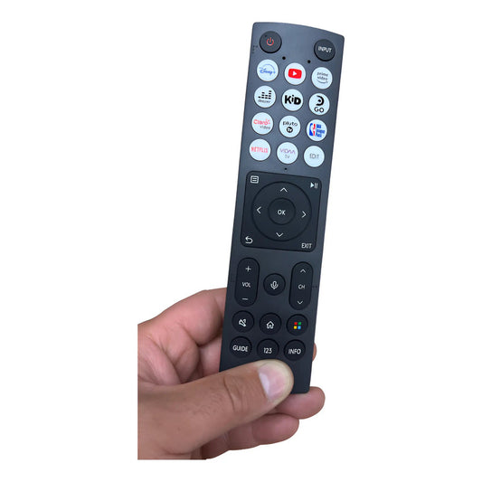 Control Compatible Para Tv Hisense Smart Tv Super Calidad Negro