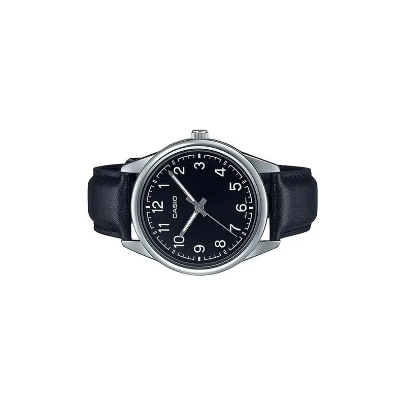 Reloj Para Hombre Casio Classic Mtp-v005l-1b4udf Negro Plateado
