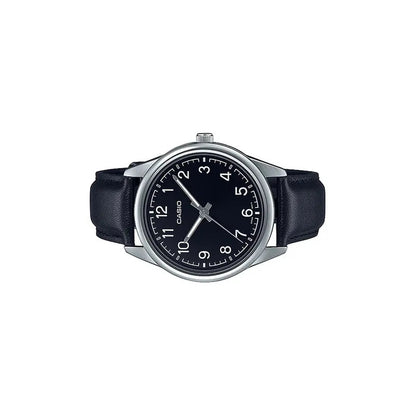 Reloj Para Hombre Casio Classic Mtp-v005l-1b4udf Negro Plateado
