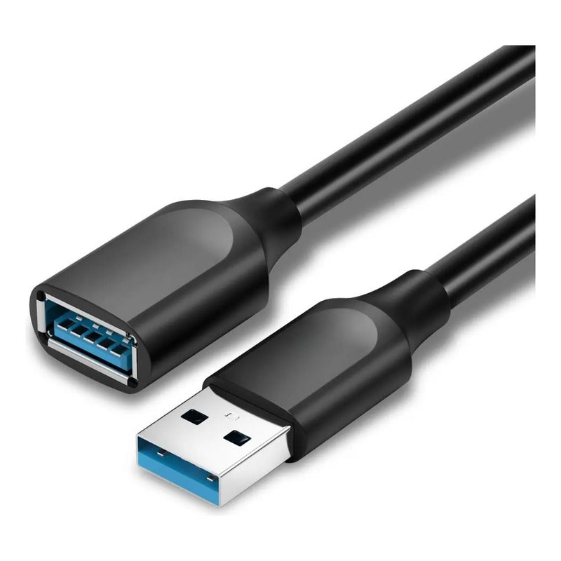 Cable Extensión Usb 3.0 Macho Hembra Vidvie Hd06-2 5gbps 2m Negro