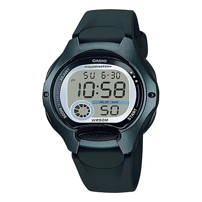 Reloj Casio Lw-200 Color De La Correa Negro 1b