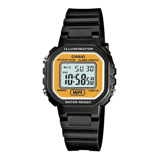 Reloj Unisex Casio Iluminator La-20wh 9adf Naranja Negro Relojes De Pulsera