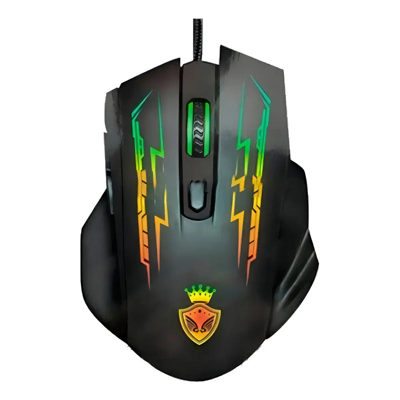 Mouse Gamer Weibo X8 Usb Ergonómico 3200 Dpi Óptico Negro