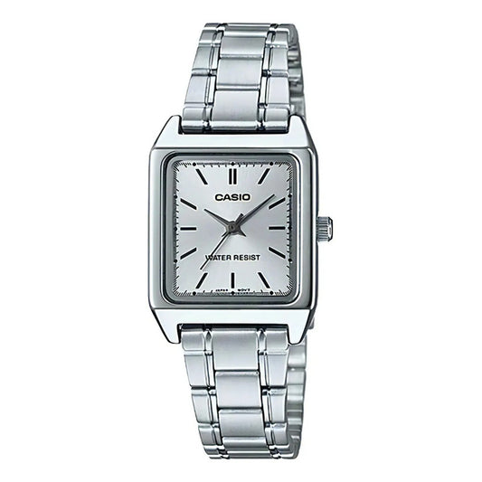 Reloj Casio Dama Ltp-v007d-7e, Acero Plateado