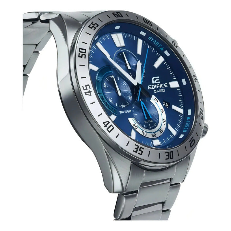 Reloj Casio Efv-620d-2avudf Cuarzo Hombre Plateado Plata Azul