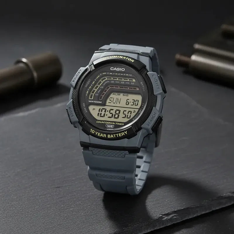 Reloj Casio Ws-1800-2avdf Gris Negro
