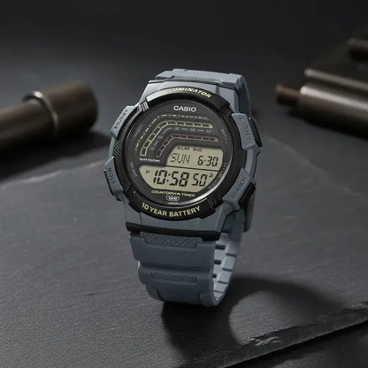 Reloj Casio Ws-1800-2avdf Gris Negro