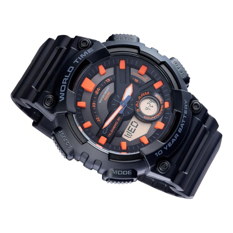 Casio Youth Aeq-110w-1a Aeq-110w-1a Hombre Adultos (cód: 24069530) Negro