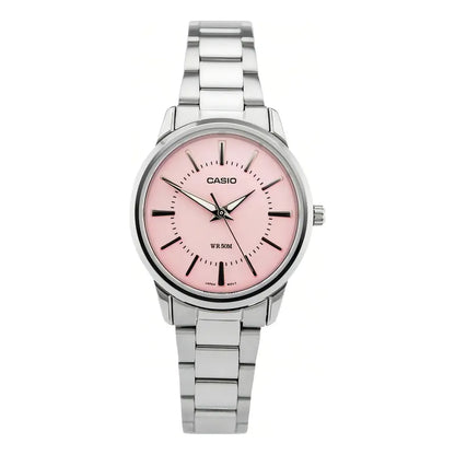 Reloj Casio Dama Ltp-1303d-4avdf Plateado Rosa