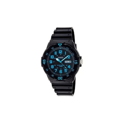 Reloj De Hombre Casio Mrw-200h-2bdf Analógico De Cuarzo Con Correa De Resina Negra Negro