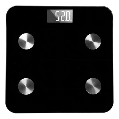 Pesa De Baño Digital Inteligente Bluetooth Color Negro