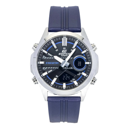 Reloj Casio Edifice  Efv-c120p-1a2df Azul Oscuro Plateado Negro