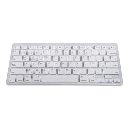 Teclado Inalambrico Bluetooth Tecmaster Tm-100507 Color Del Teclado Blanco Español Latinoamérica