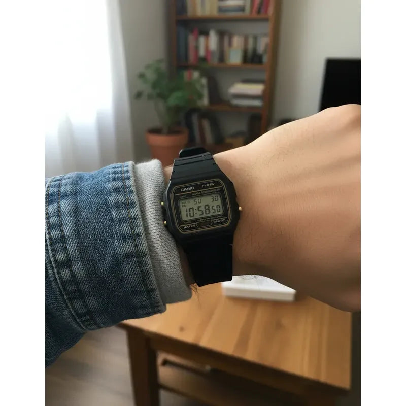 Reloj Unisex Casio Digital F-91wg-9qdf De 3 Atm