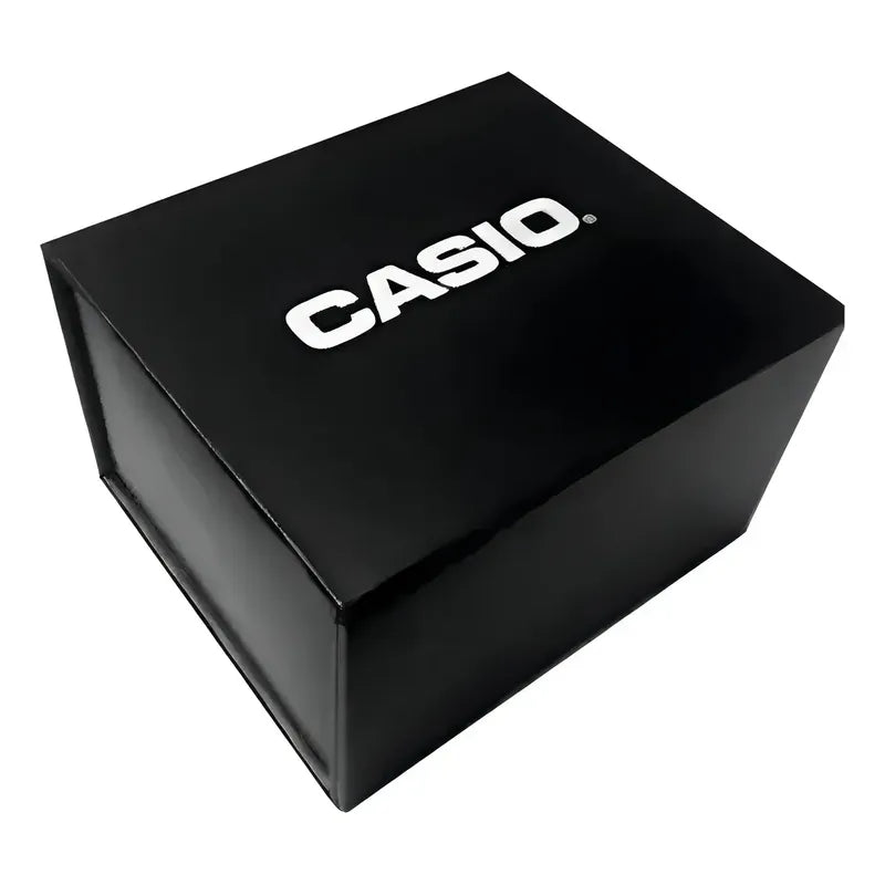 Casio Reloj Hombre Sumergible Ae-1200whl-5 Malla Cuero Marrón Dorado Oscuro Gris