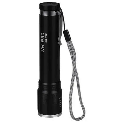 Fa-bx-p12 Rechargeable Zoom Flashlight With Cob+p50 Blanco