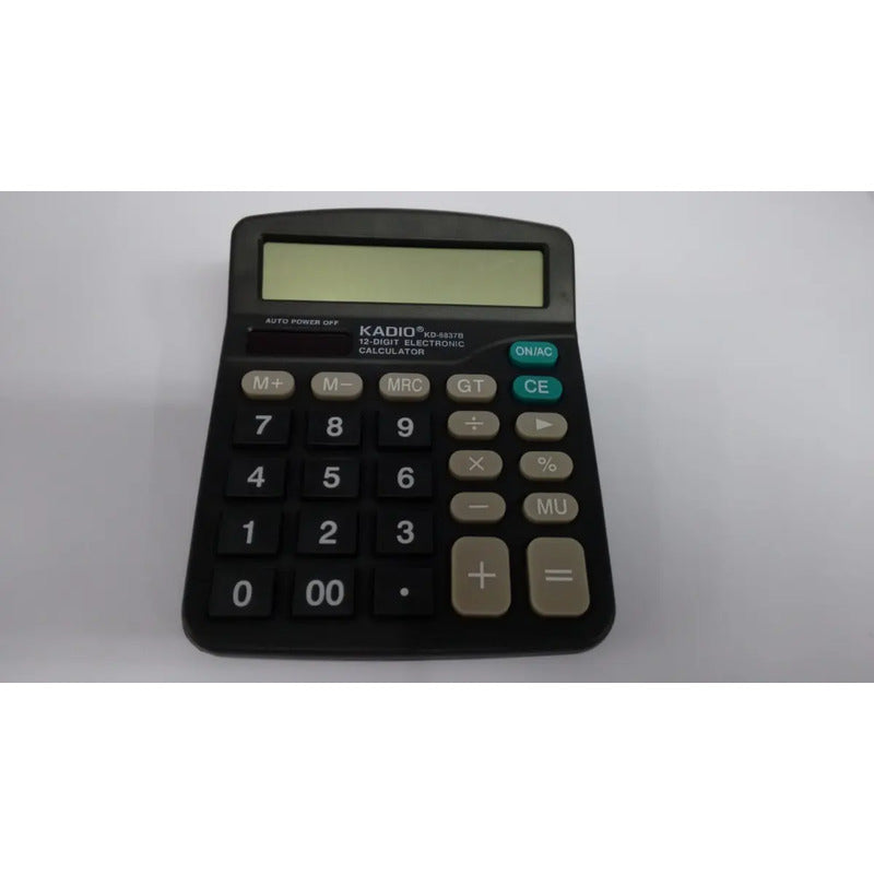 Calculadora Kadio 8837 B Color Negro