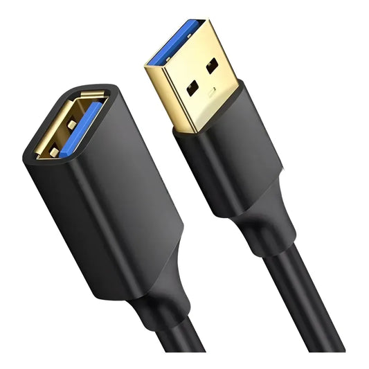Cable Extensión Usb 3.0 Macho Hembra Vidvie Hd06-2 5gbps 2m Negro