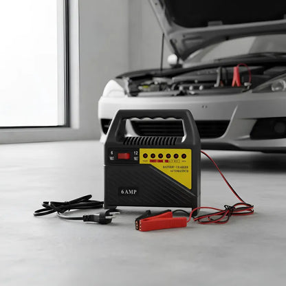 Cargador De Batería 6v/12v 6 Amperios Para Autos Motos