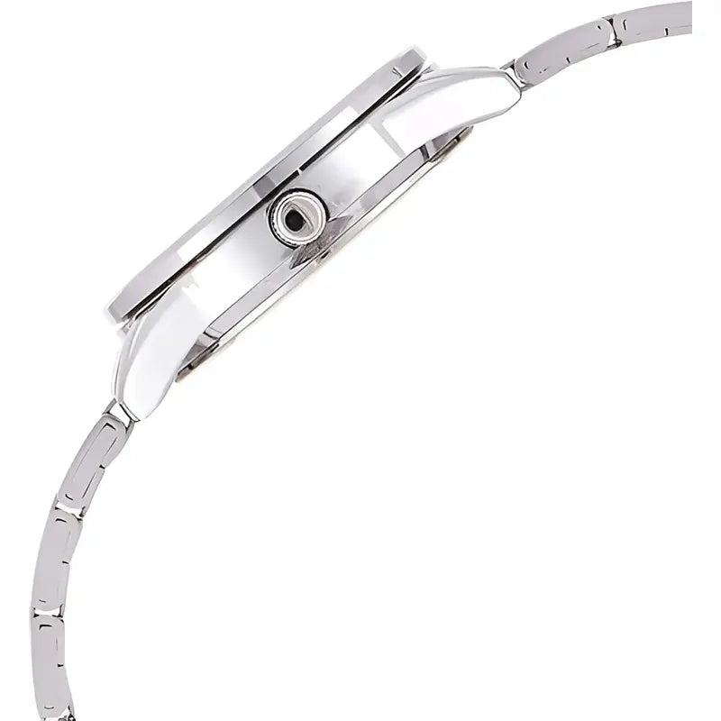 Reloj Casio Mtp-v005d-1b Hombre Acero Plata Full Color De La Correa Plateado Negro