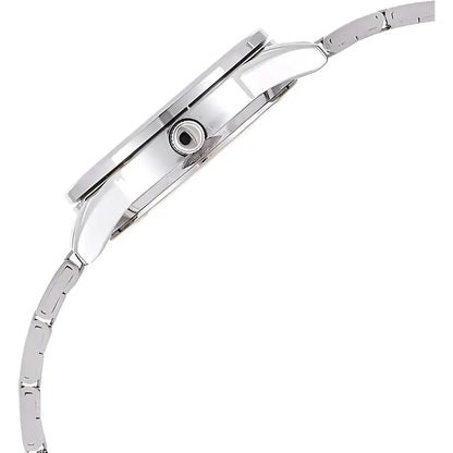Reloj Casio Mtp-v005d-1b Hombre Acero Plata Full Color De La Correa Plateado Negro