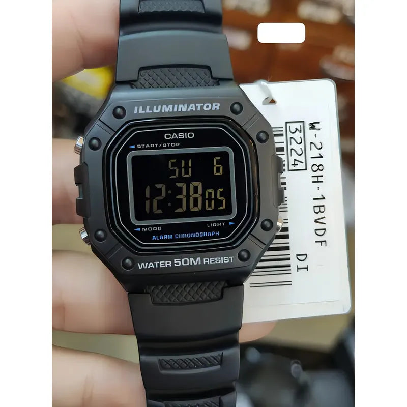Reloj Estándar Casio W-218h-1bv Negro