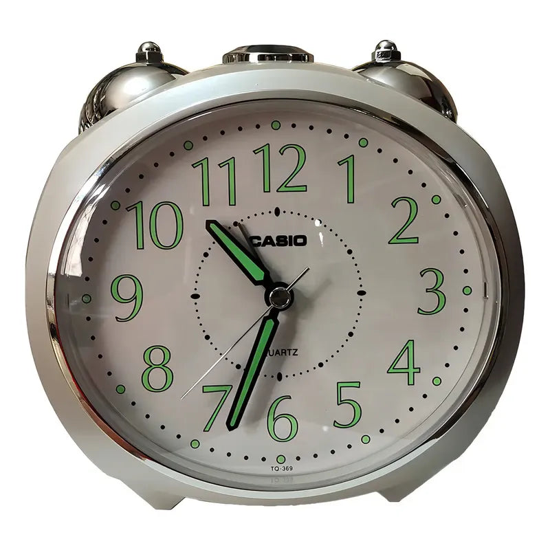Casio Reloj Despertador Tq-369-7df - Blanco