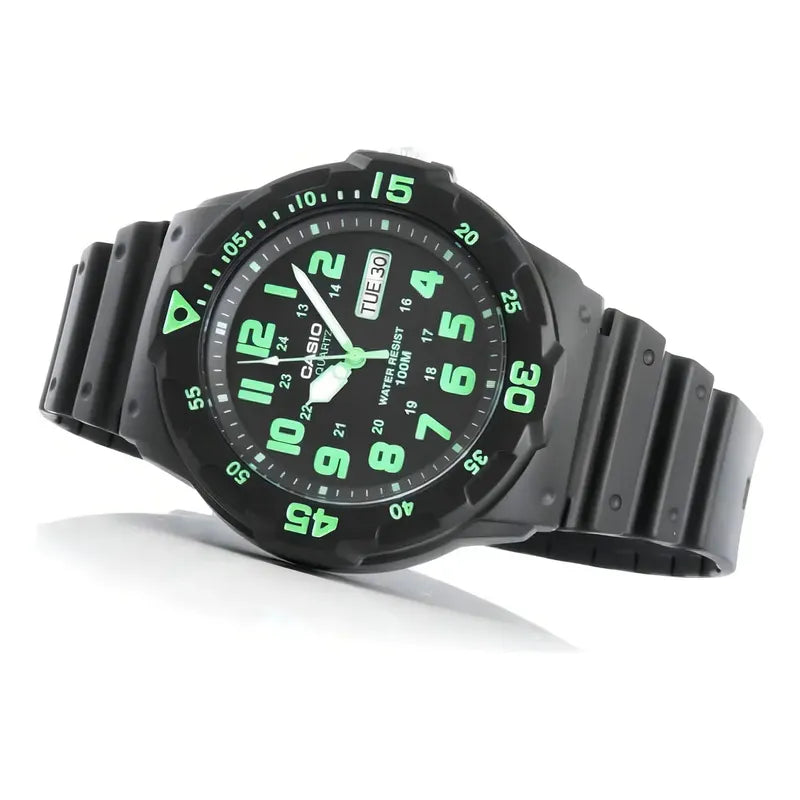 Reloj Pulsera Casio Mrw-200h-3b Con Correa De Resina Color Negro