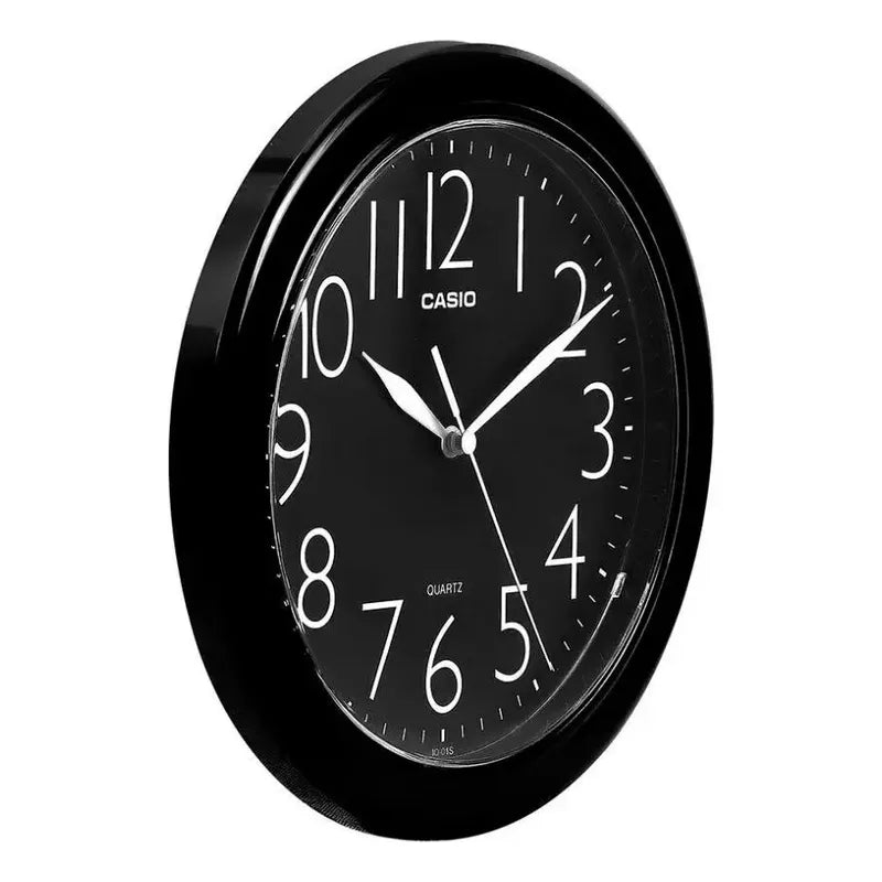 Reloj Pared Casio Iq-05-1df Color De La Estructura Negro Negro (1)