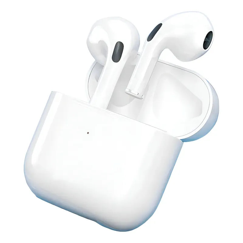 Audífonos Bluetooth Tecmaster Mini Airpro Tm-300519 Blanco