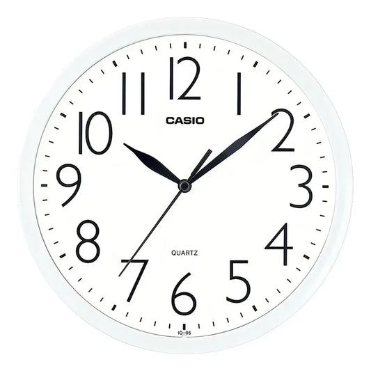 Reloj Pared Casio Iq-05-7 Blanco